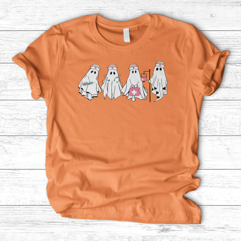 'Ghost Nurse Halloween' T-Shirts