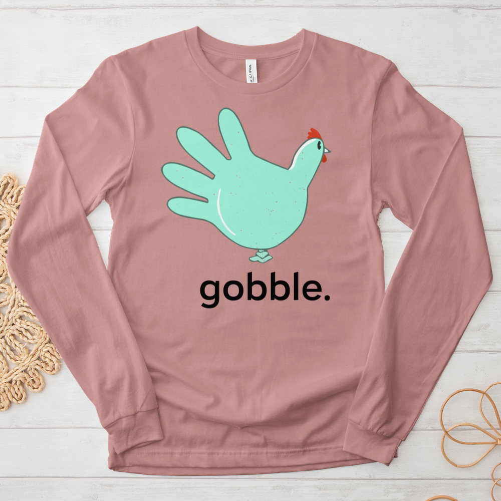 ''Gobble'' Long Sleeve T-Shirt