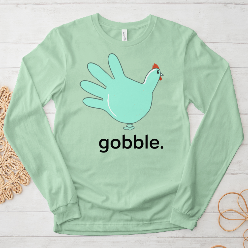 ''Gobble'' Long Sleeve T-Shirt