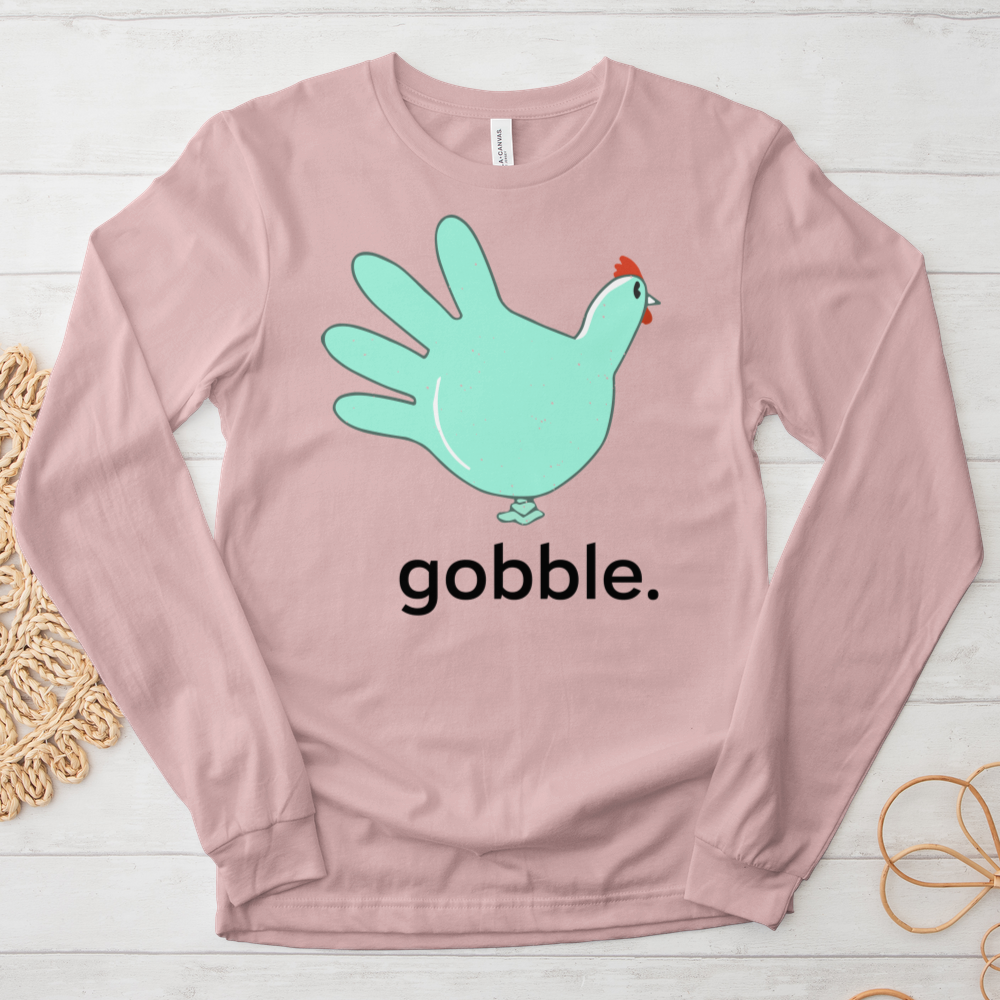 ''Gobble'' Long Sleeve T-Shirt