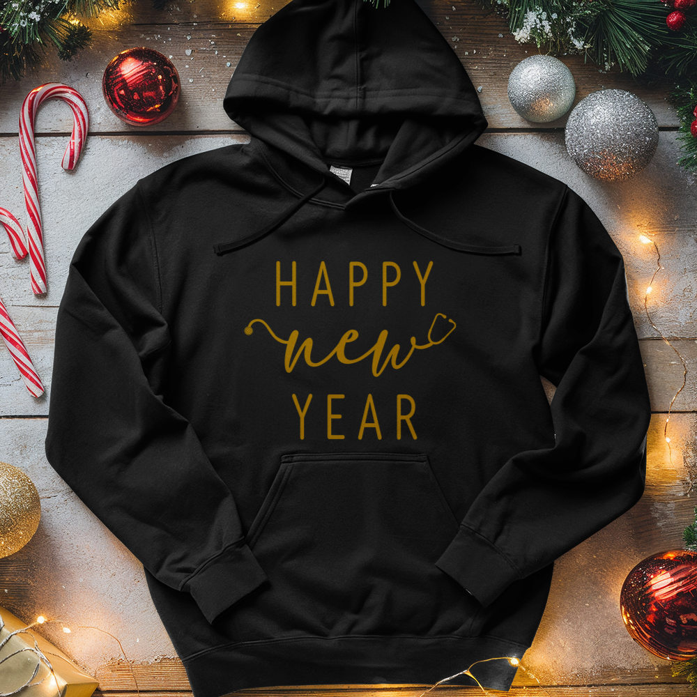 ''Happy New Year Stetho'' Hoodie