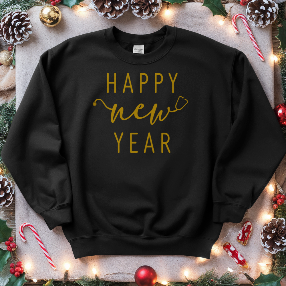 ''Happy New Year Stetho'' Sweatshirt