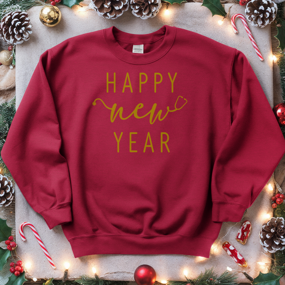 ''Happy New Year Stetho'' Sweatshirt