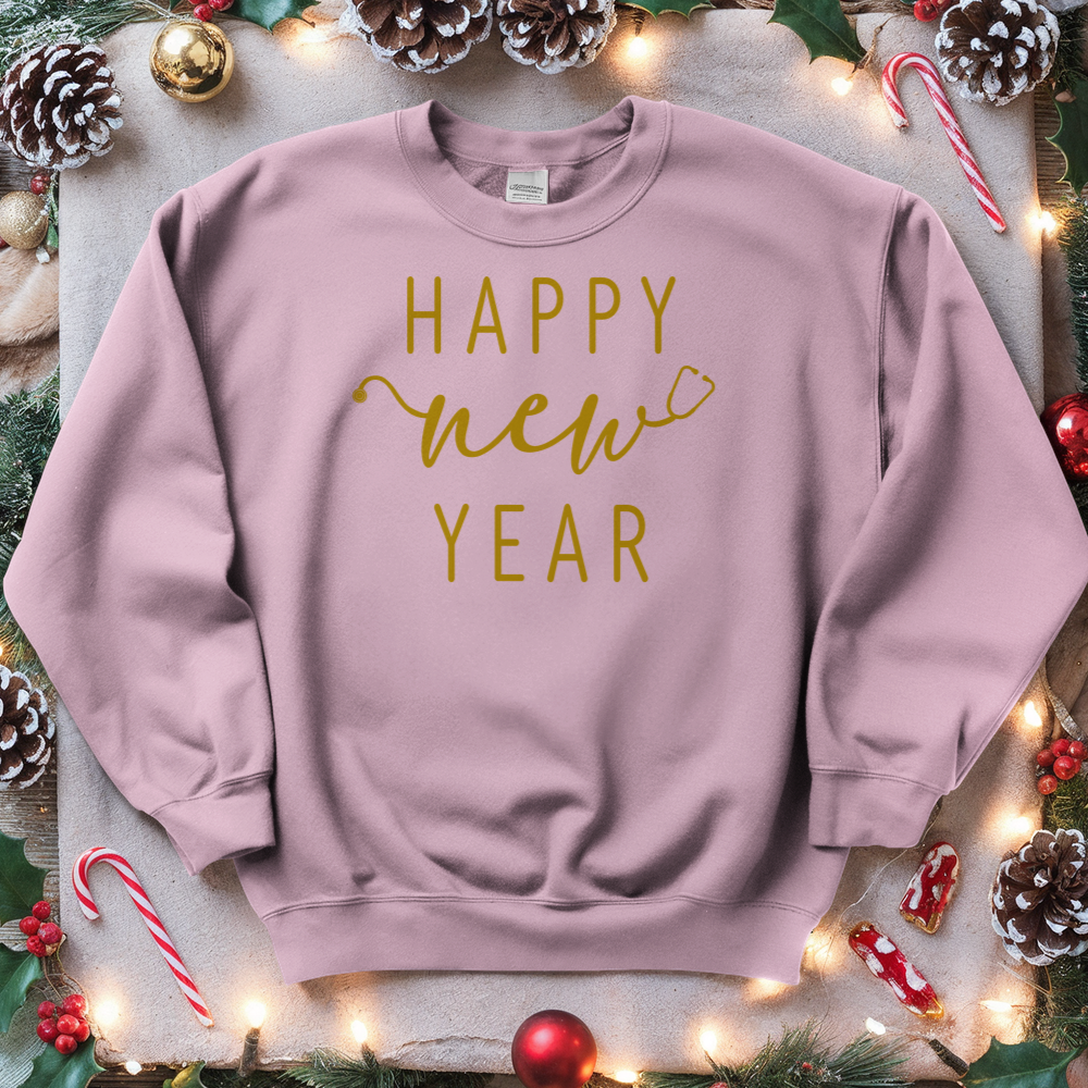 ''Happy New Year Stetho'' Sweatshirt