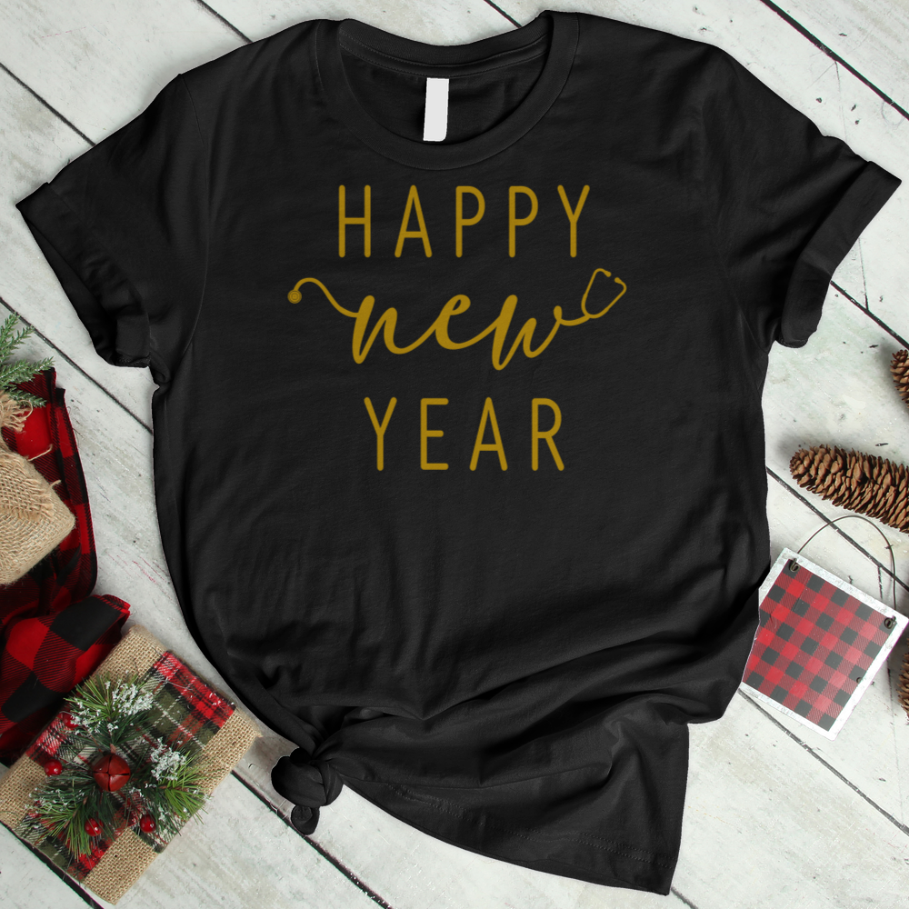 ''Happy New Year Stetho'' T-Shirt