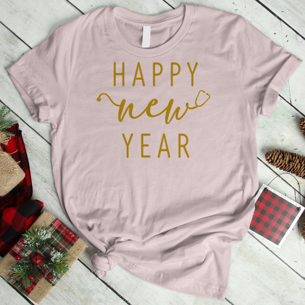 ''Happy New Year Stetho'' T-Shirt