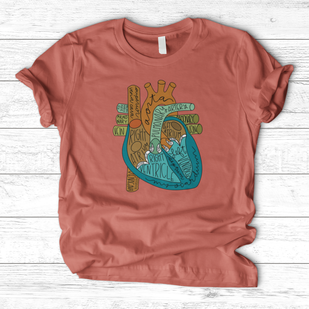 ''Heart Anatomy'' T-Shirt