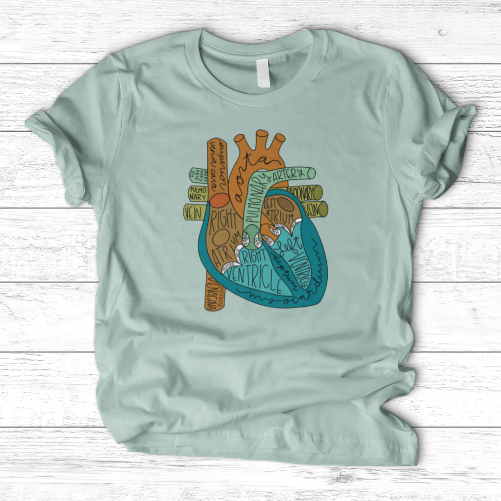 ''Heart Anatomy'' T-Shirt