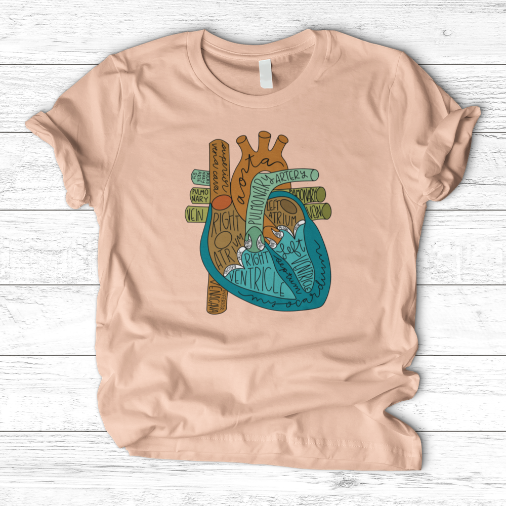 ''Heart Anatomy'' T-Shirt