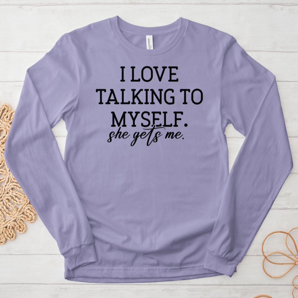 ''She Gets Me'' Long-Sleeve T-Shirt