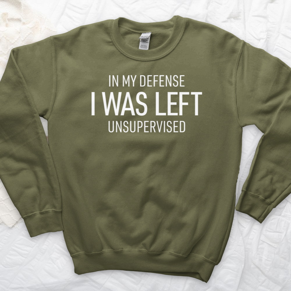 ''Left Unsupervised'' Sweatshirt