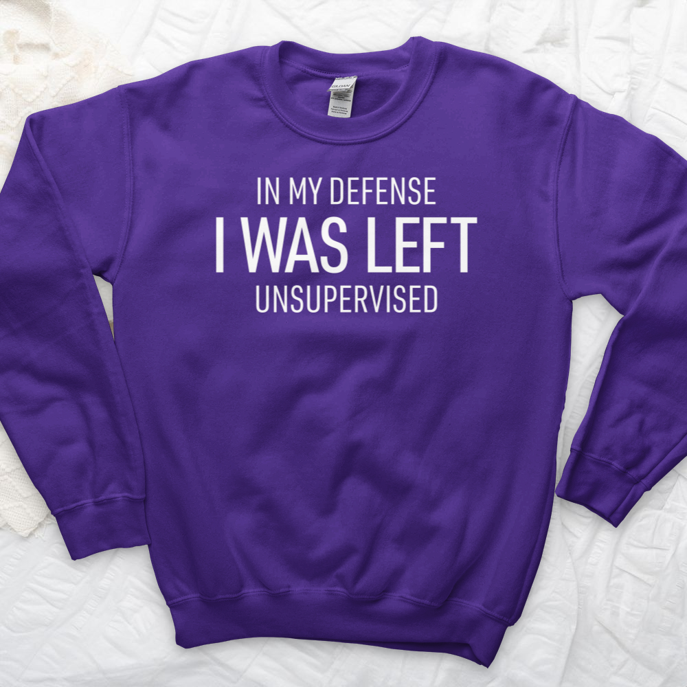 ''Left Unsupervised'' Sweatshirt