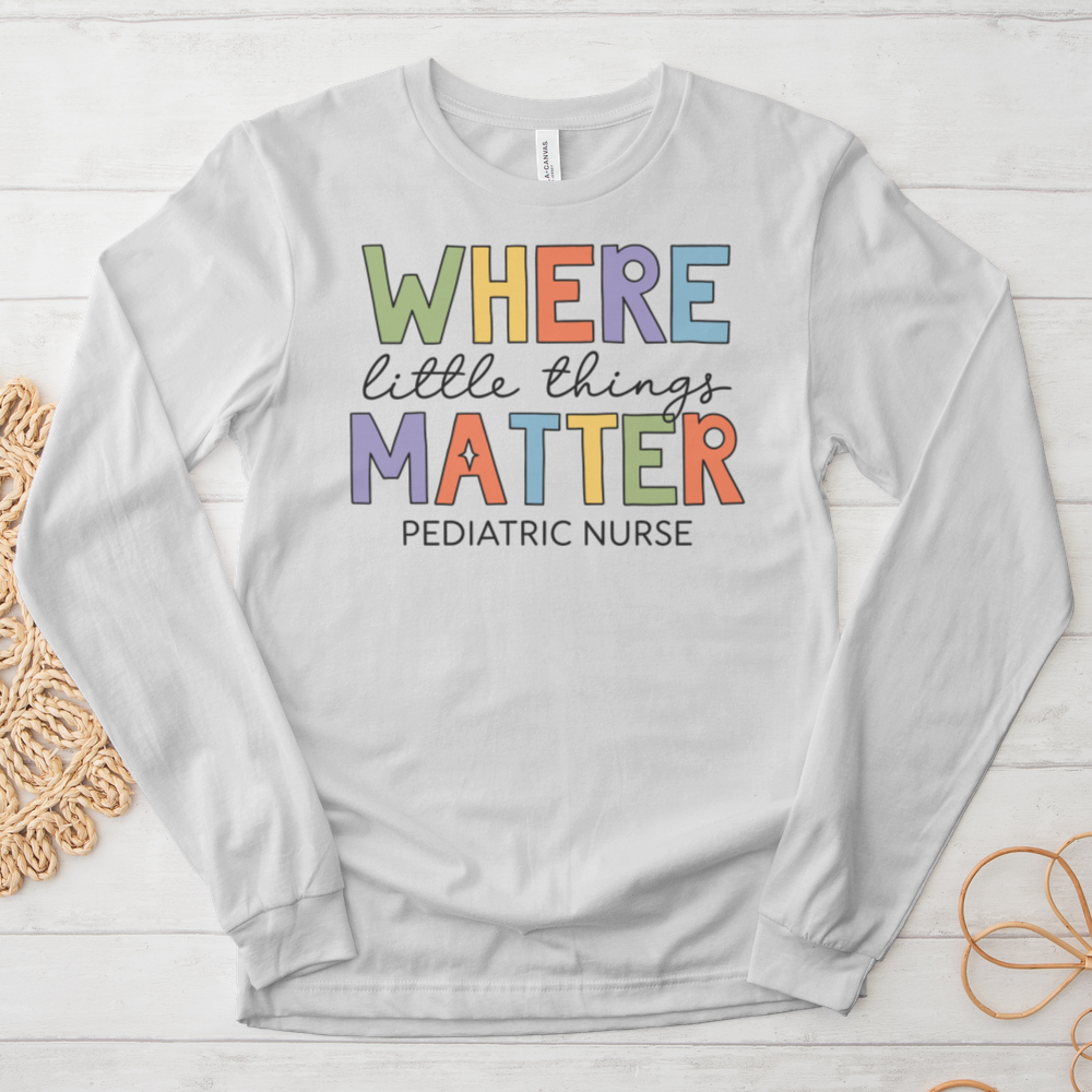 ''Little Things Matter'' Long Sleeve T-Shirt