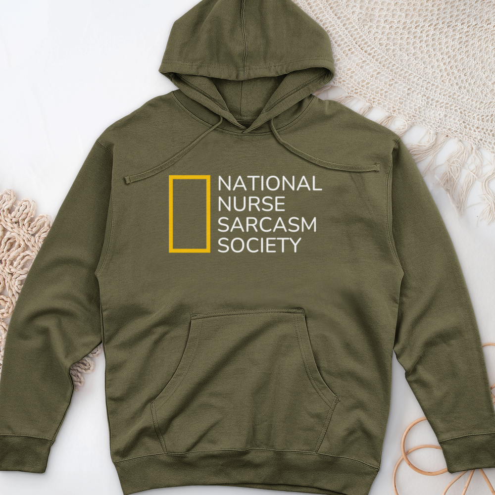 ''National Nurse Sarcasm Society'' Hoodie