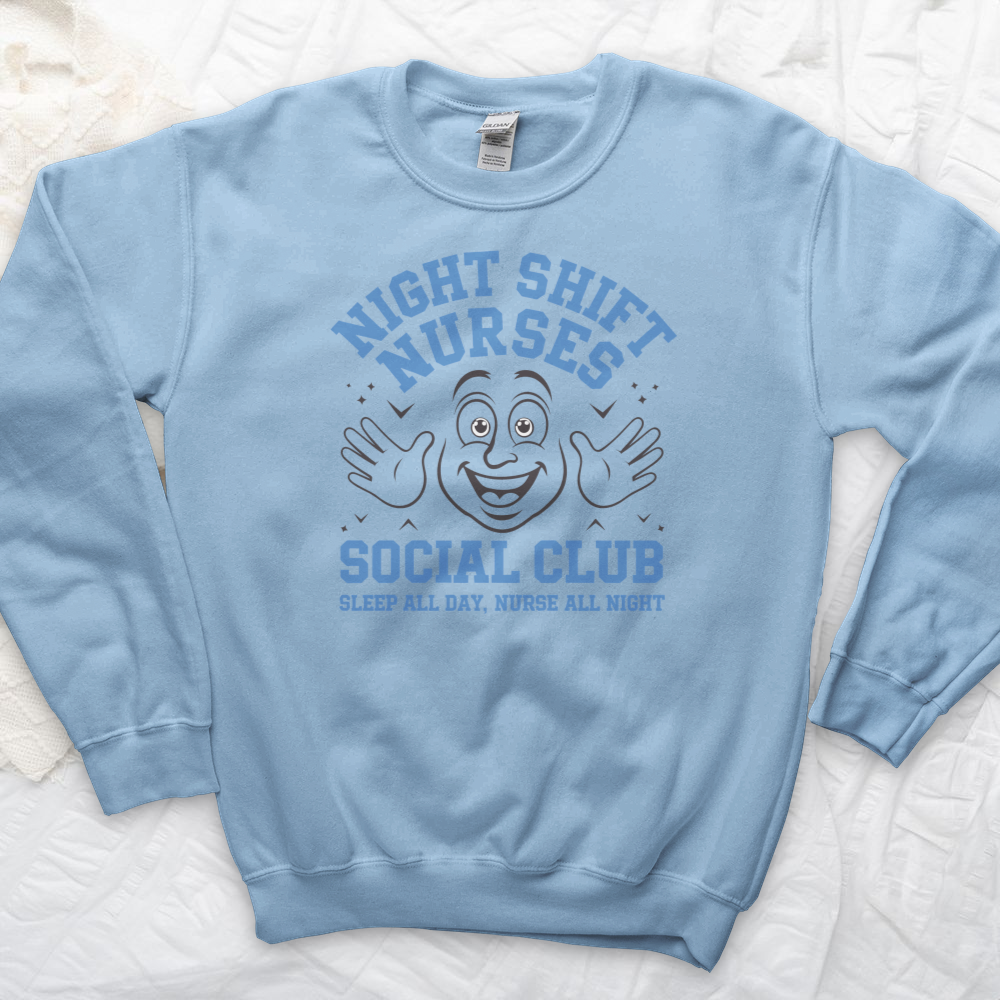 ''Night Shift Nurse Social Club'' Sweatshirt