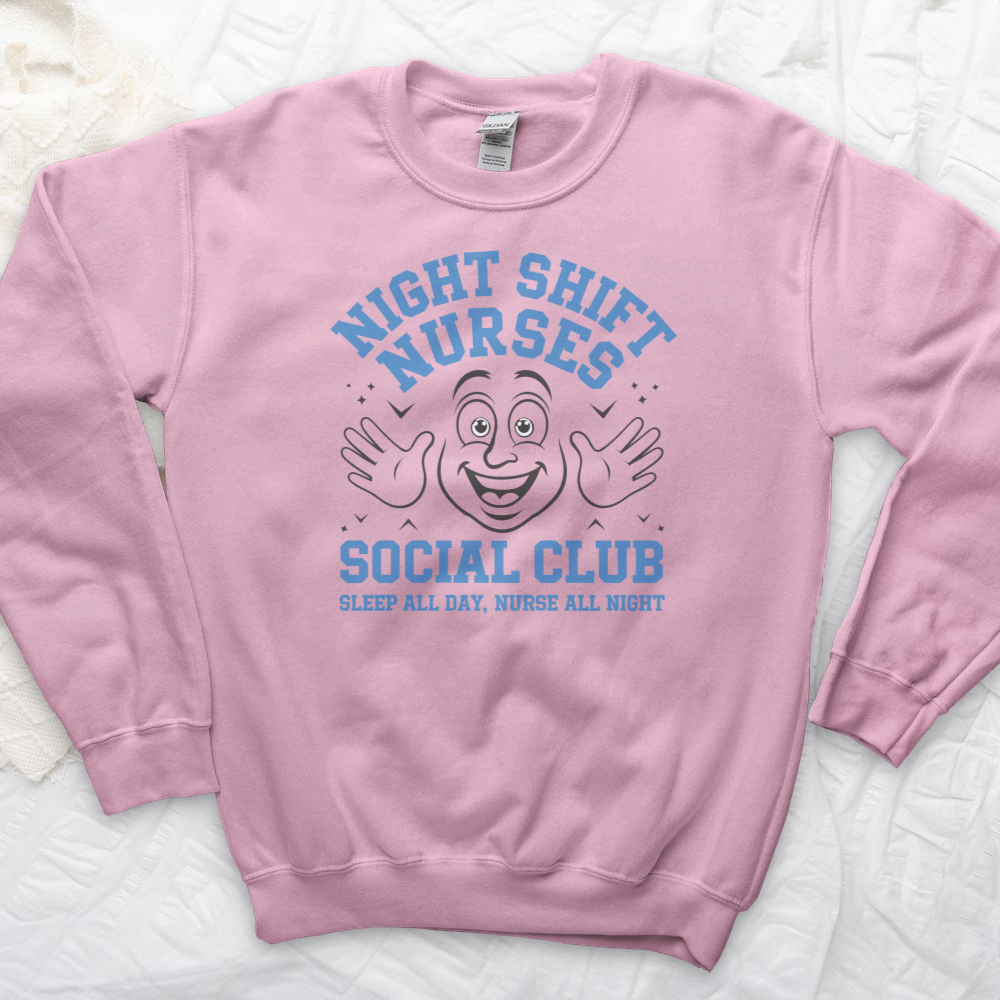 ''Night Shift Nurse Social Club'' Sweatshirt