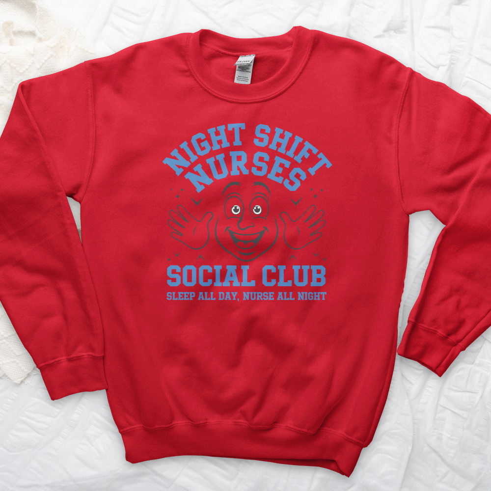 ''Night Shift Nurse Social Club'' Sweatshirt