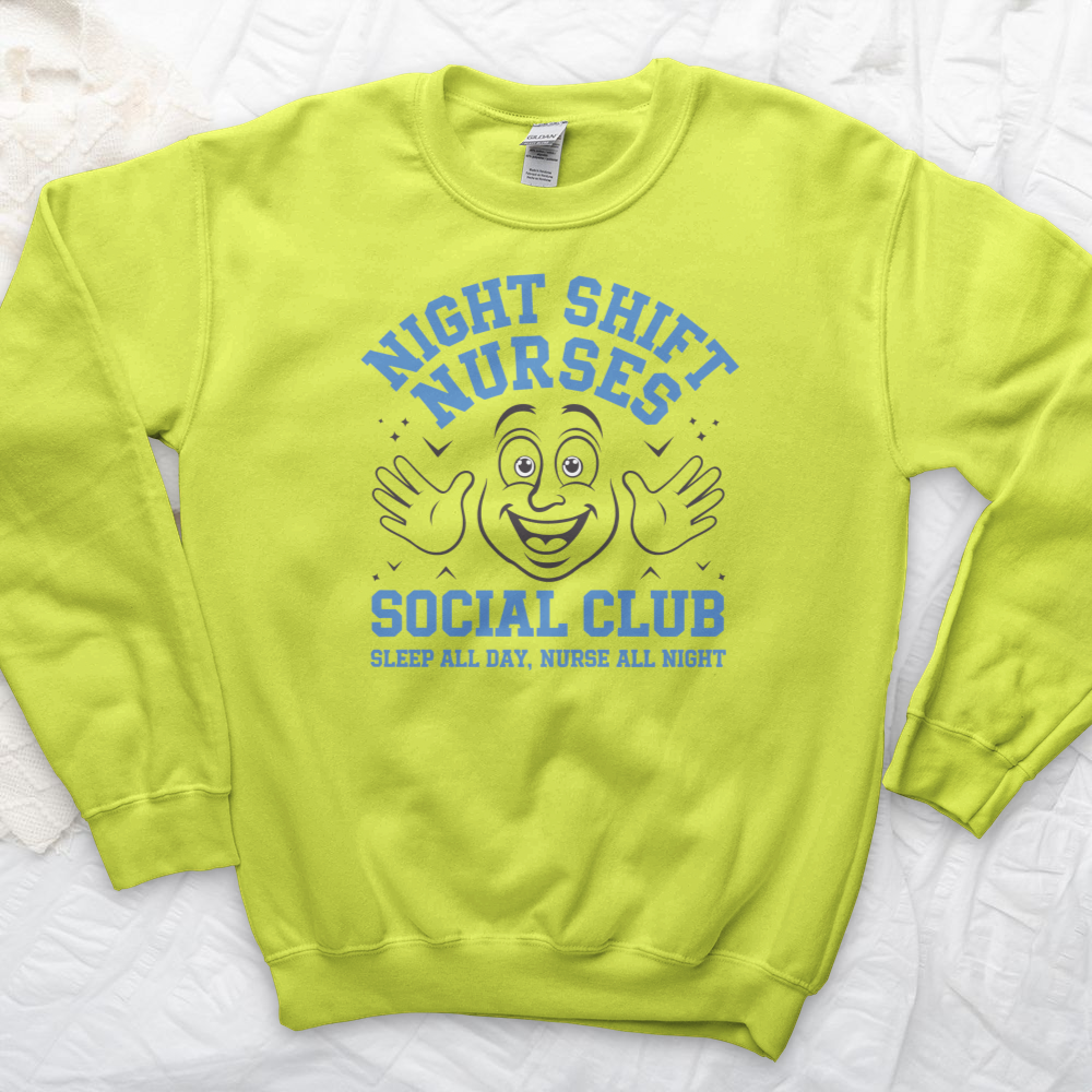 ''Night Shift Nurse Social Club'' Sweatshirt