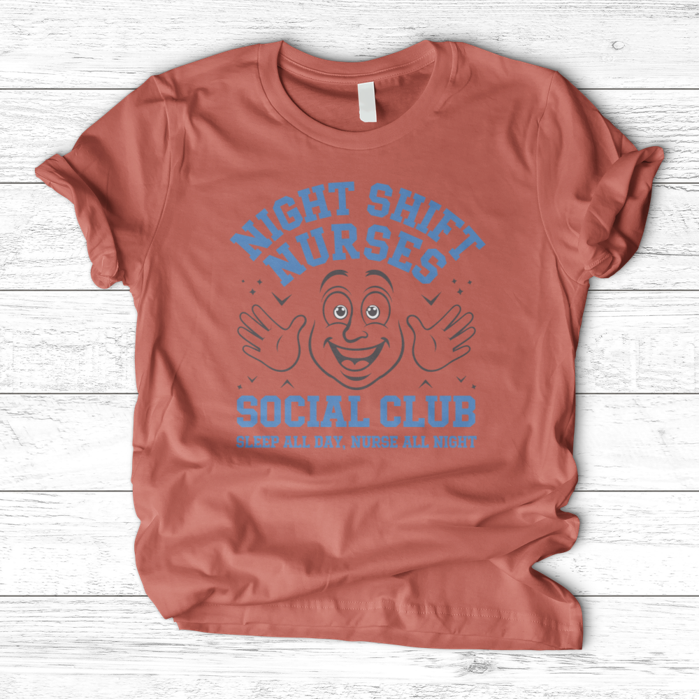 ''Night Shift Nurse Social Club'' T-Shirt