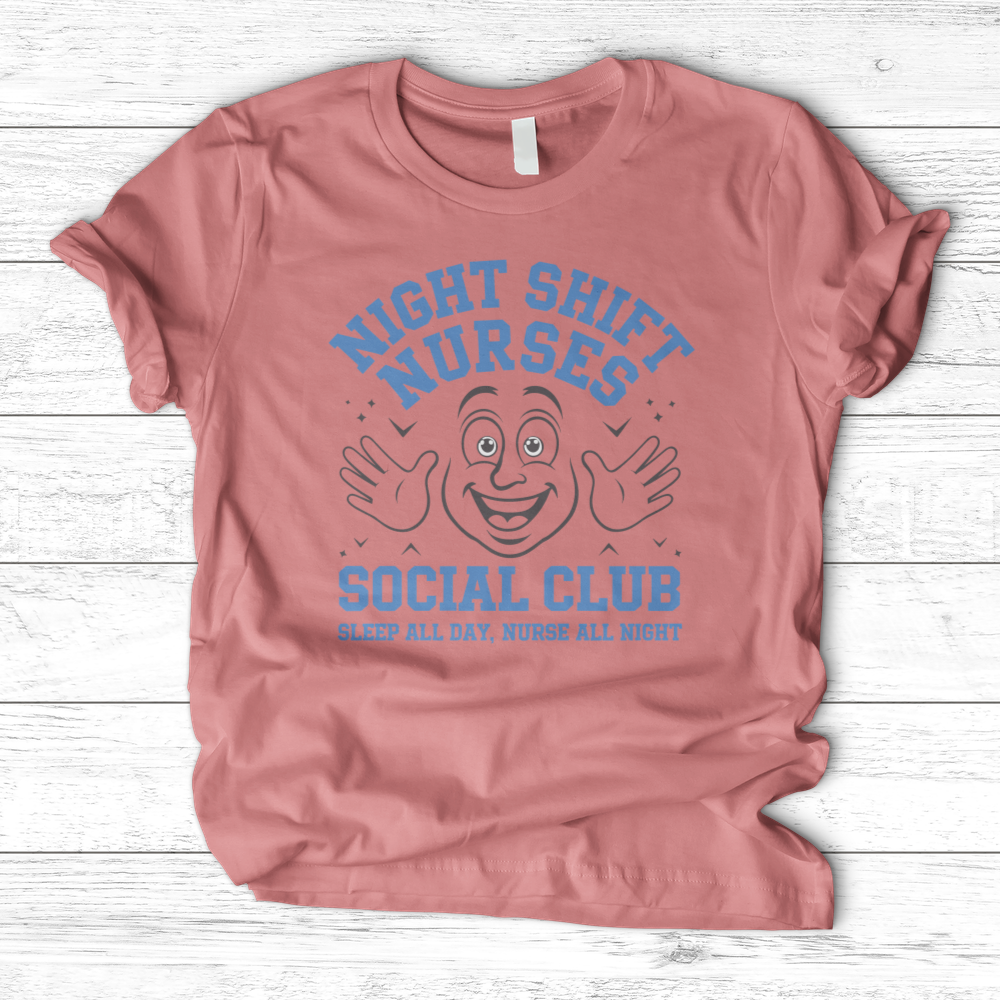 ''Night Shift Nurse Social Club'' T-Shirt