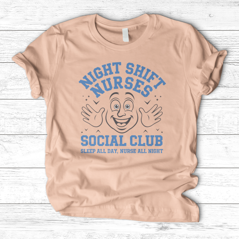 ''Night Shift Nurse Social Club'' T-Shirt