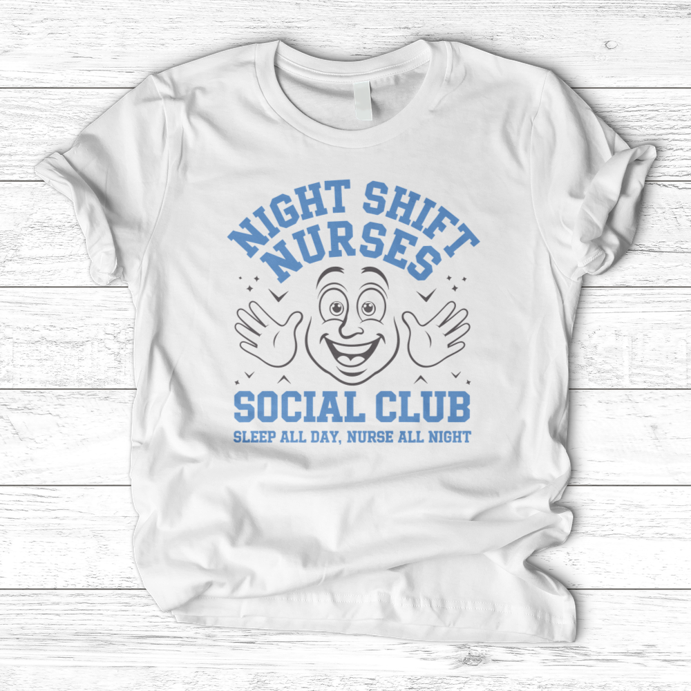 ''Night Shift Nurse Social Club'' T-Shirt