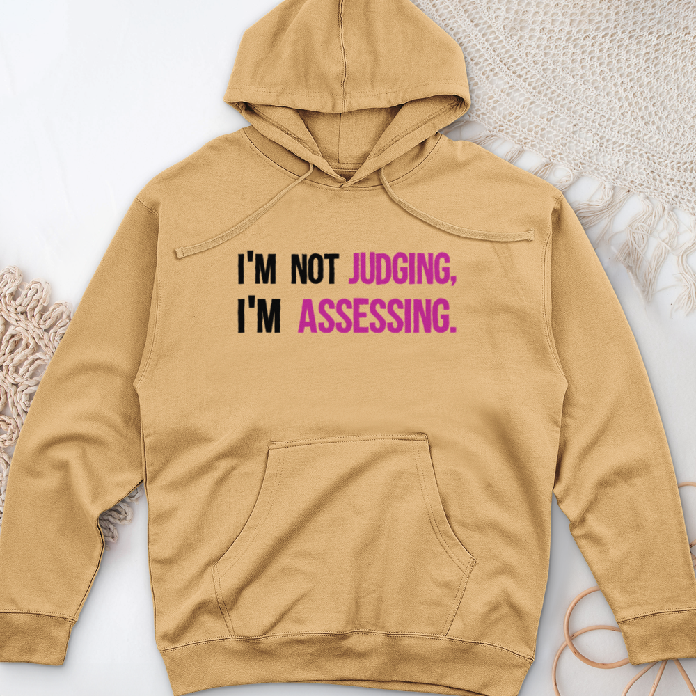 ''Not Judging, Assessing'' Hoodie