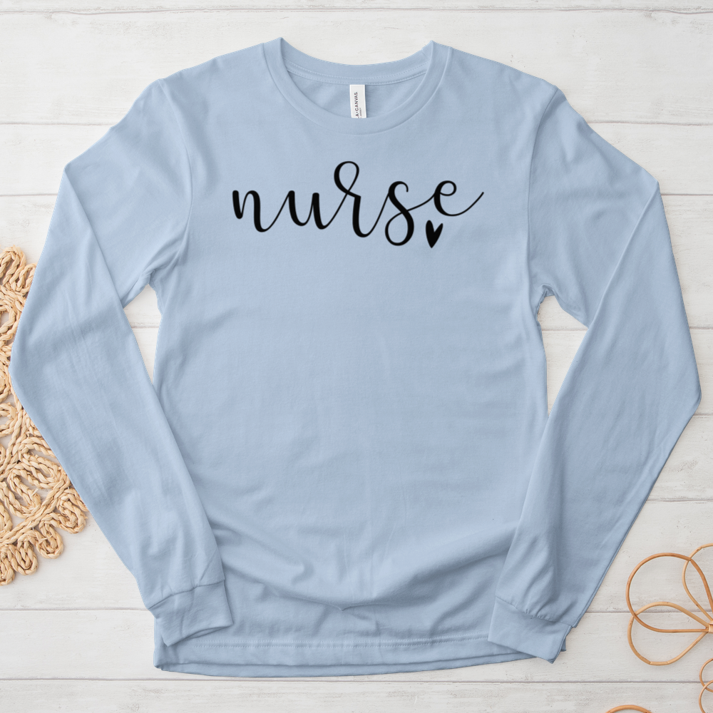 ''Nurse Heart'' Long Sleeve T-Shirt