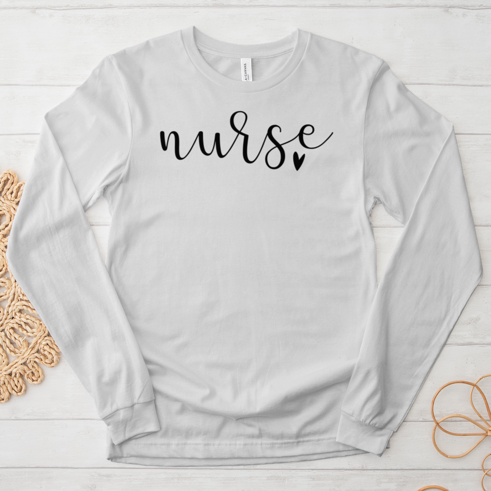 ''Nurse Heart'' Long Sleeve T-Shirt