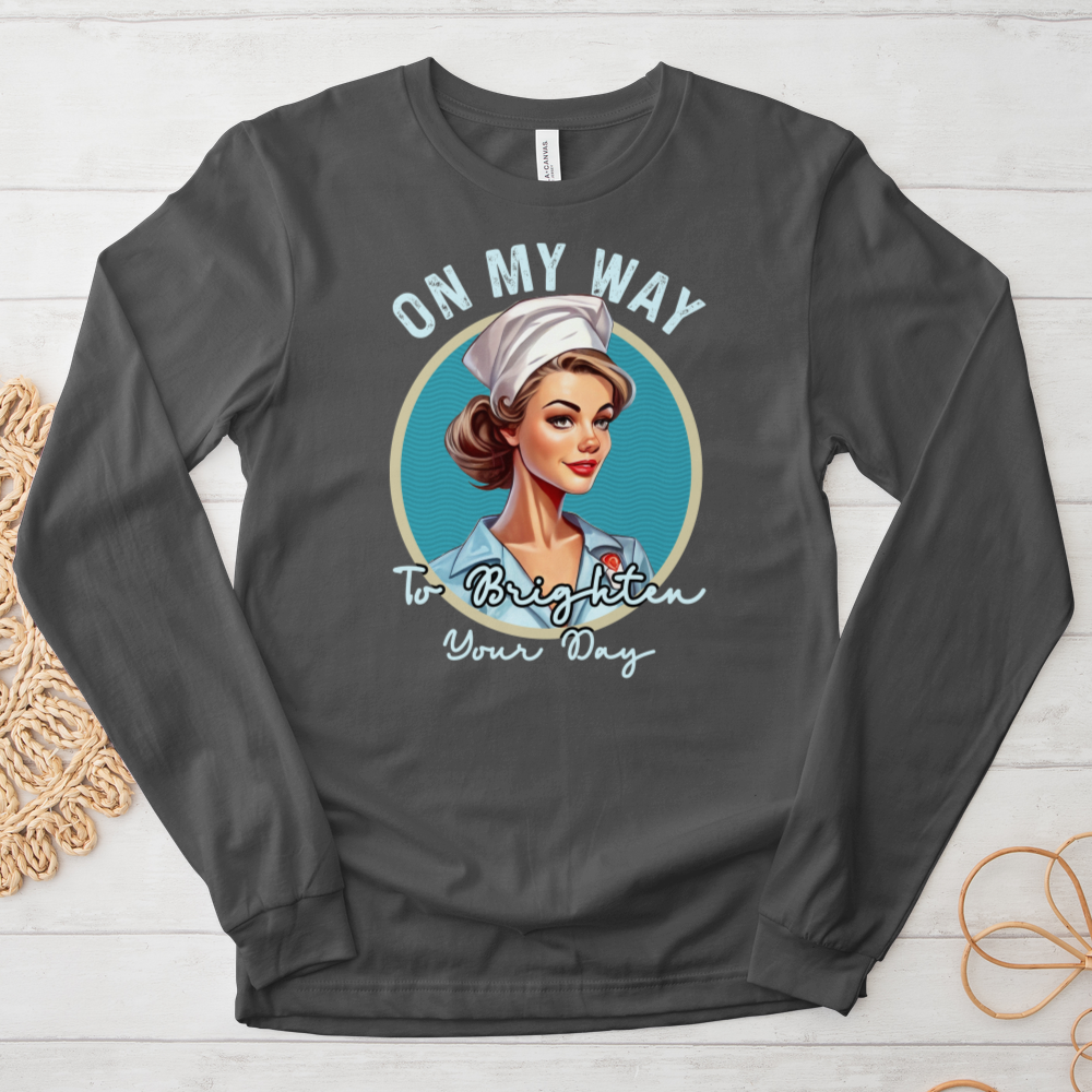 ''On My Way'' Long-Sleeve T-Shirt