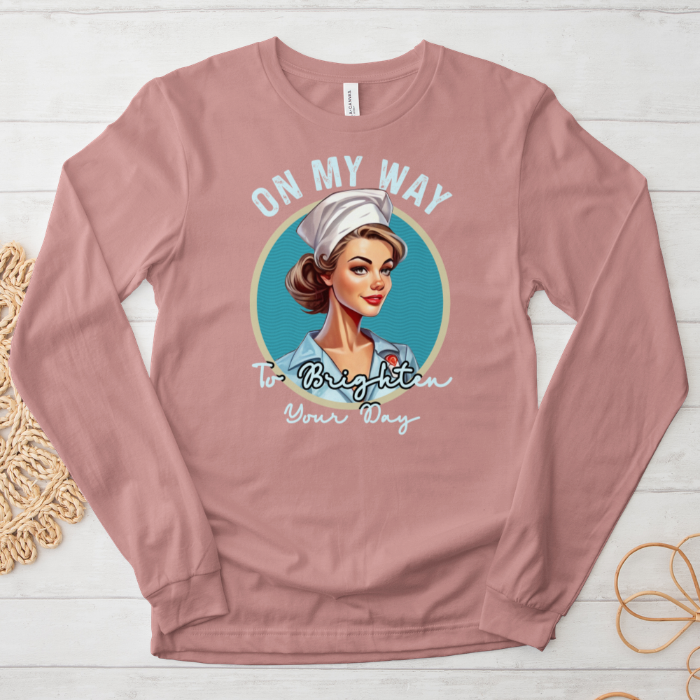 ''On My Way'' Long-Sleeve T-Shirt