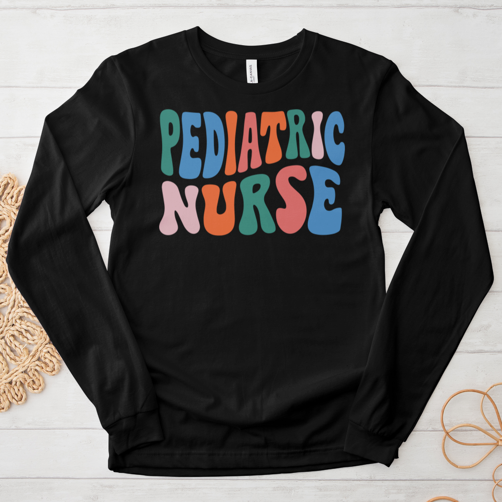 ''Pediatric Nurse'' Long Sleeve T-Shirt