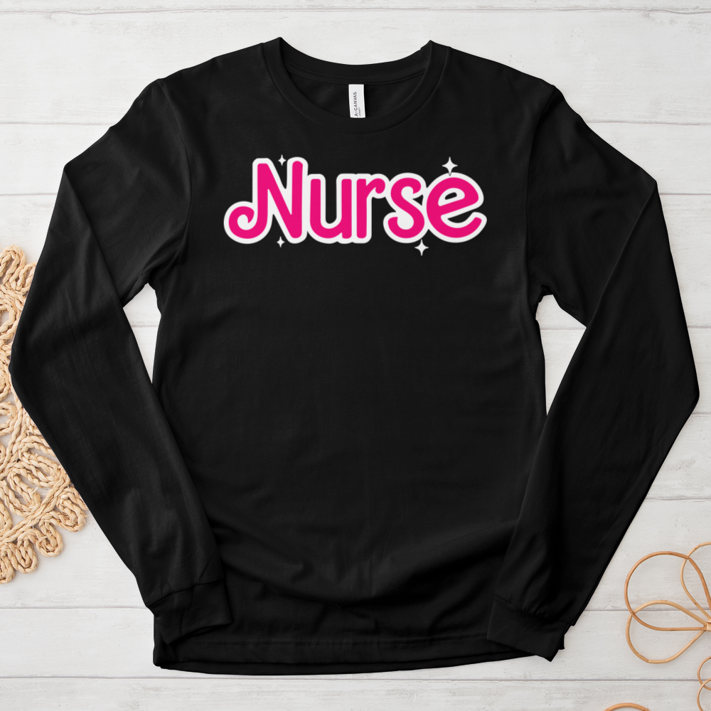 ''Pink Nurse'' Long Sleeve T-Shirt