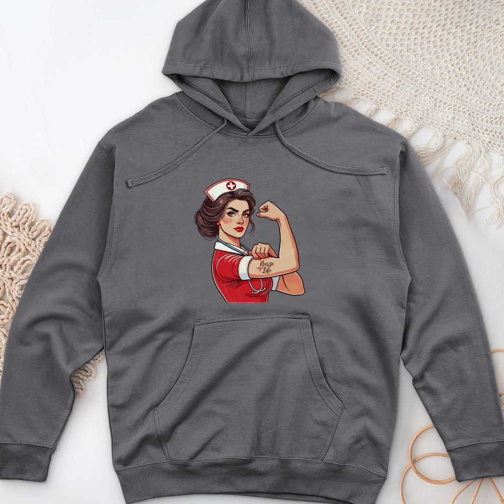 ''Pinup Nurse Life'' Hoodie