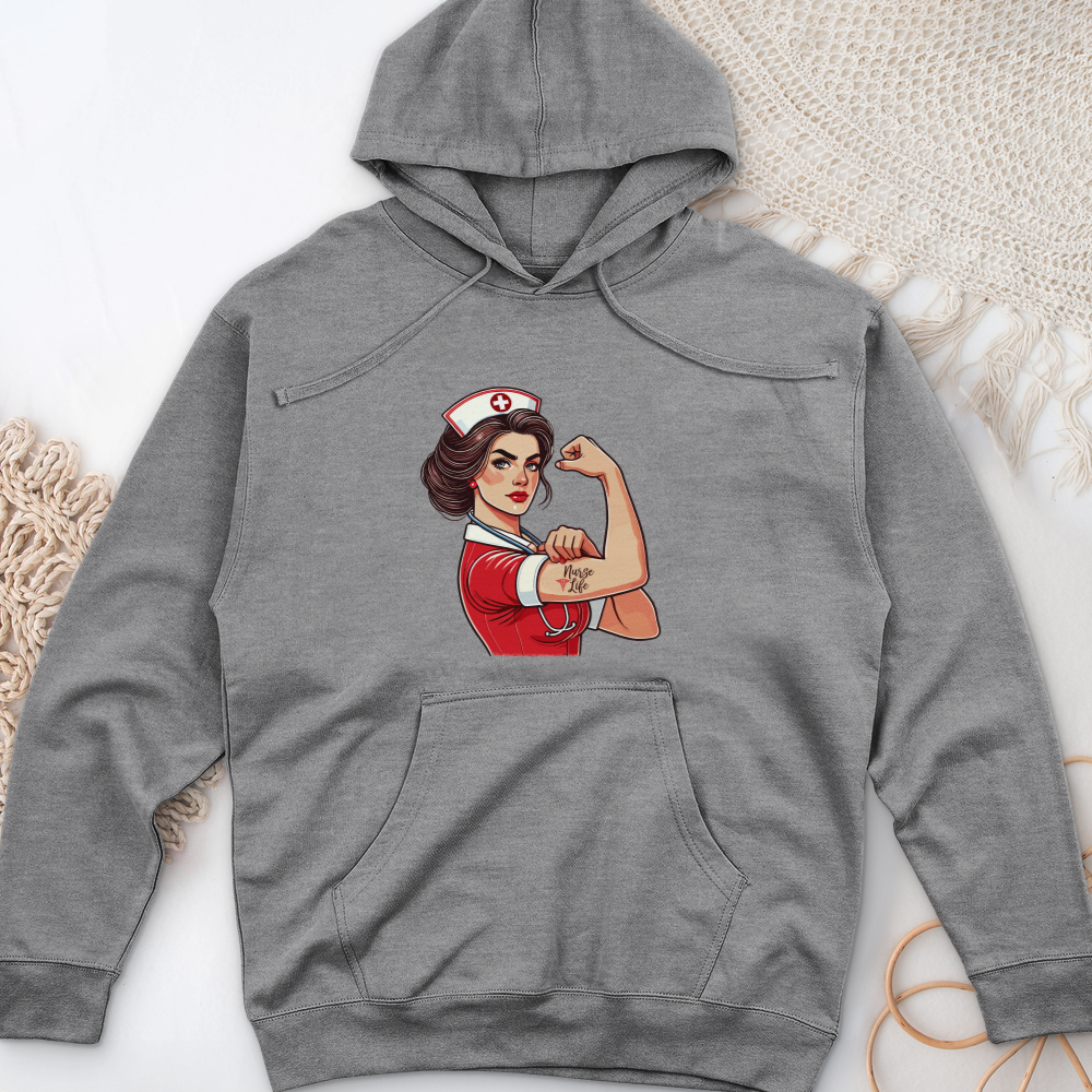 ''Pinup Nurse Life'' Hoodie