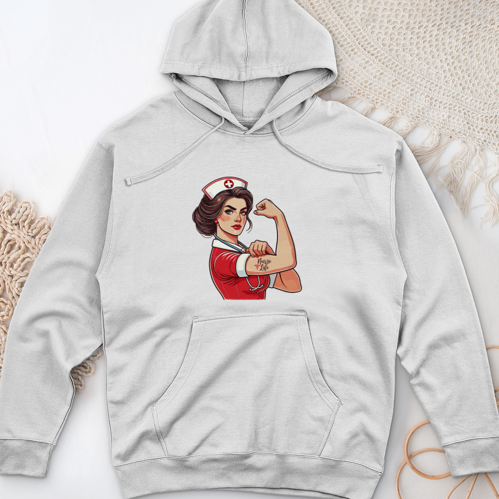 ''Pinup Nurse Life'' Hoodie