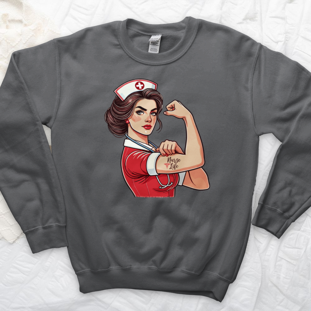 ''Pinup Nurse Life'' Sweatshirt