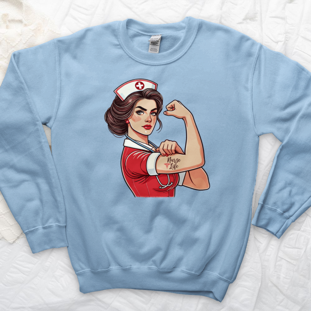 ''Pinup Nurse Life'' Sweatshirt