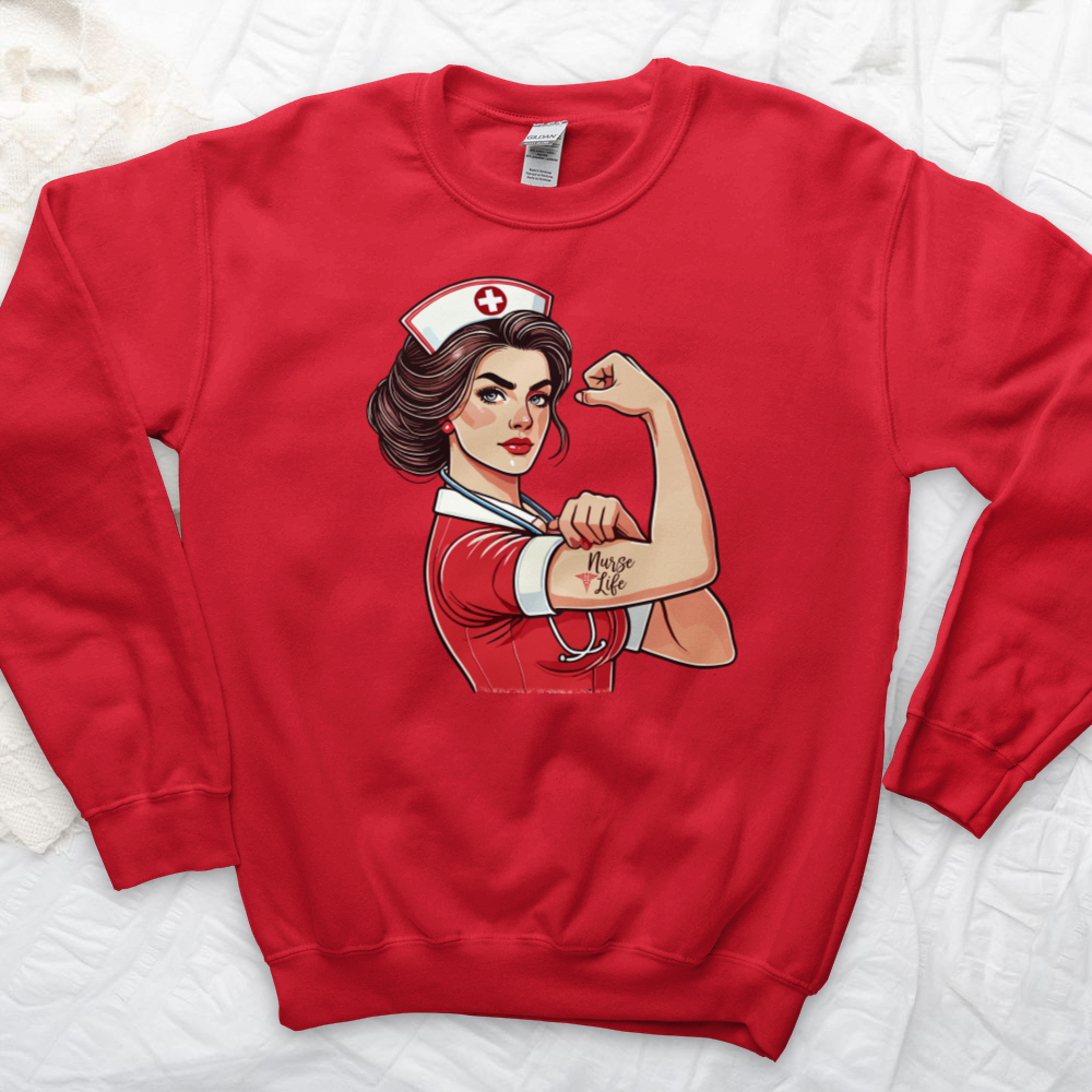 ''Pinup Nurse Life'' Sweatshirt