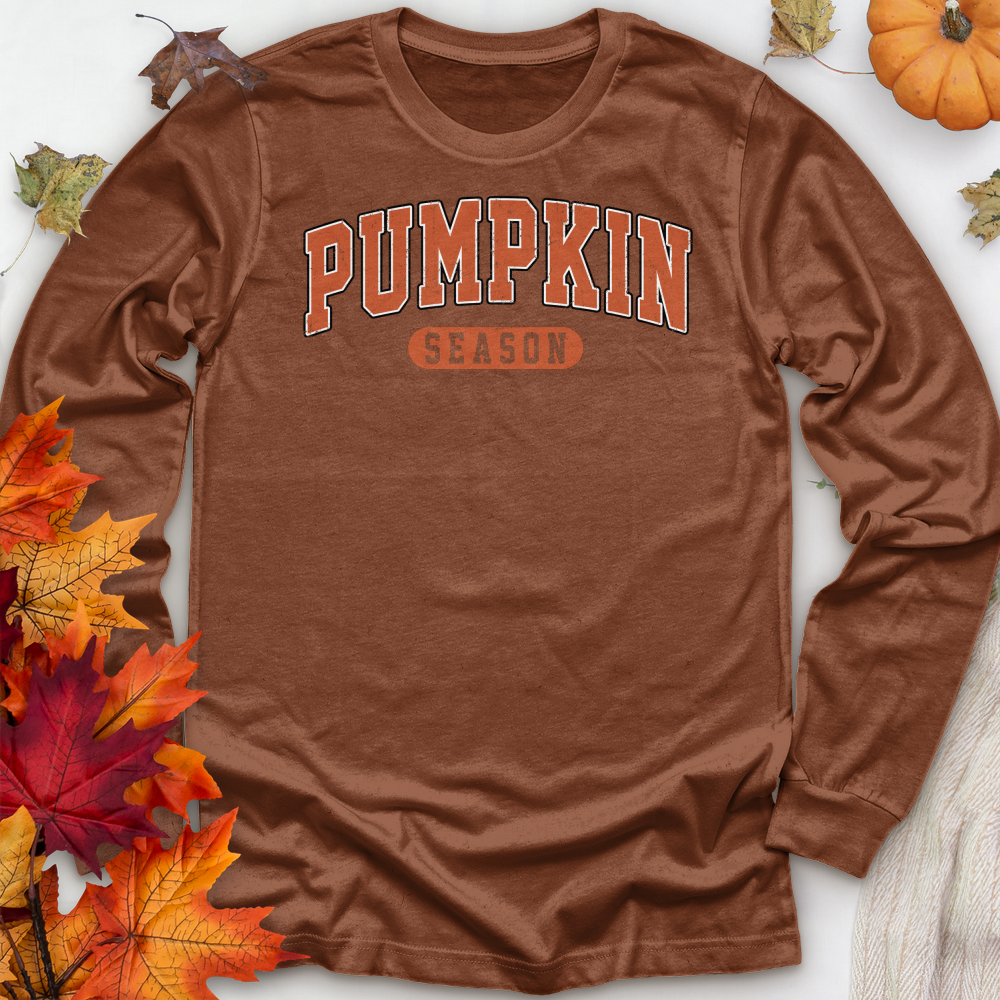 ''Pumpkin Season'' Long Sleeve T-Shirt