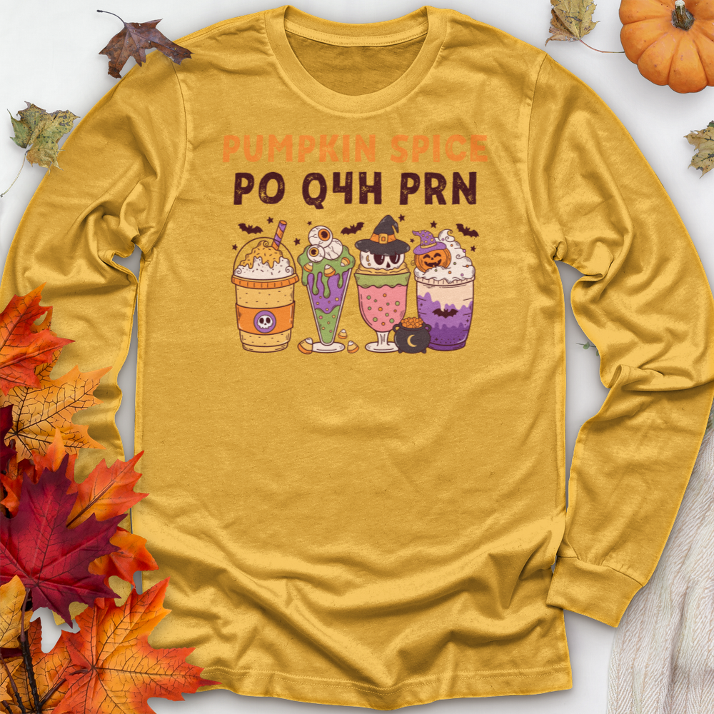 ''Pumpkin Spice'' Long Sleeve T-Shirt