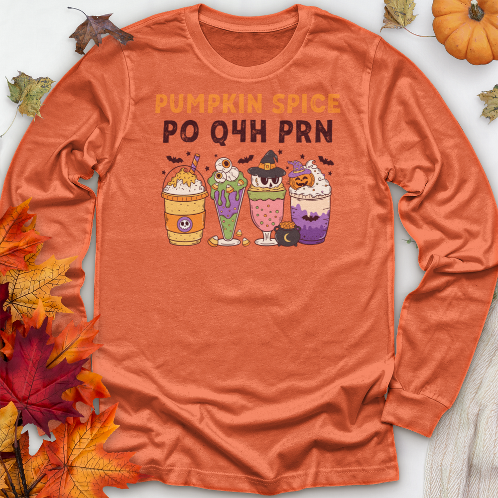 ''Pumpkin Spice'' Long Sleeve T-Shirt