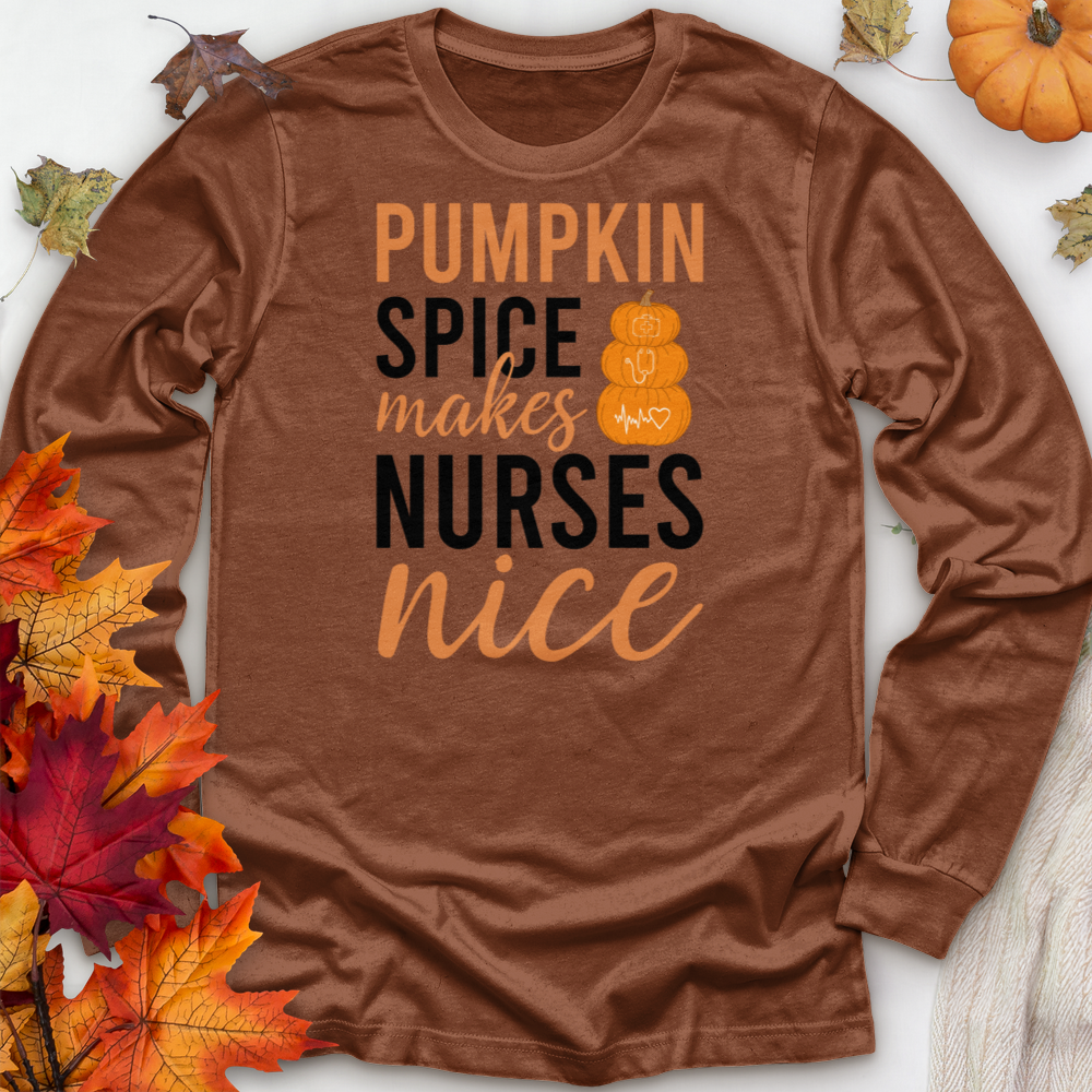 ''Pumpkin Spice Fall'' Long Sleeve T-Shirt