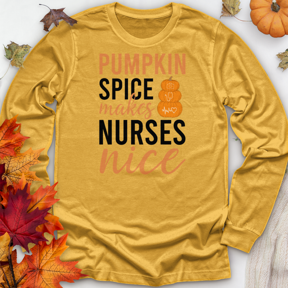 ''Pumpkin Spice Fall'' Long Sleeve T-Shirt