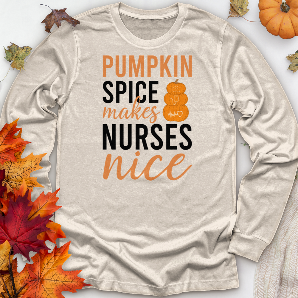 ''Pumpkin Spice Fall'' Long Sleeve T-Shirt