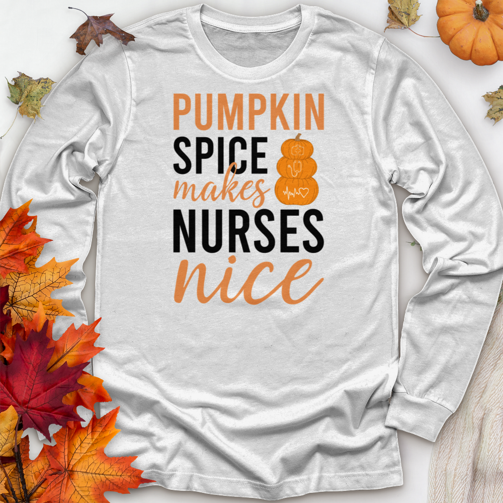 ''Pumpkin Spice Fall'' Long Sleeve T-Shirt