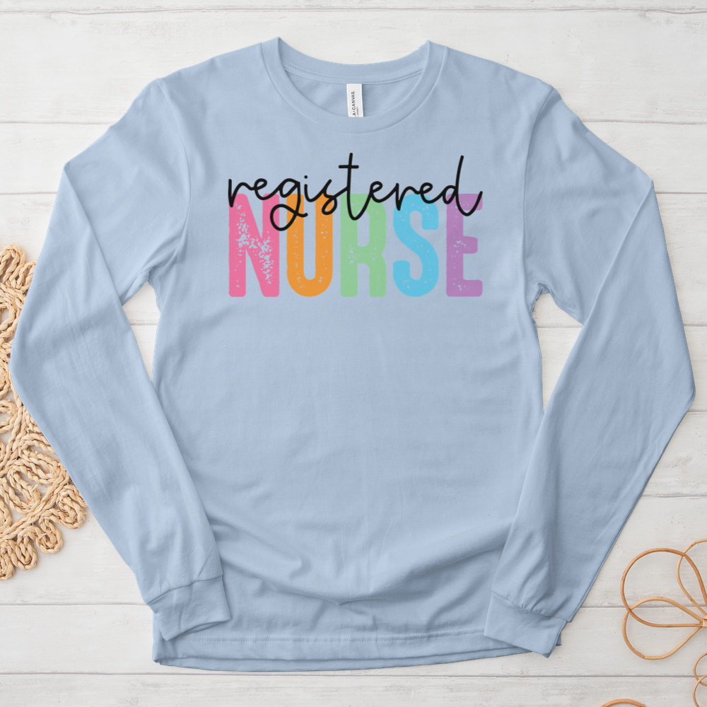 ''Registered Nurse'' Long Sleeve T-Shirt