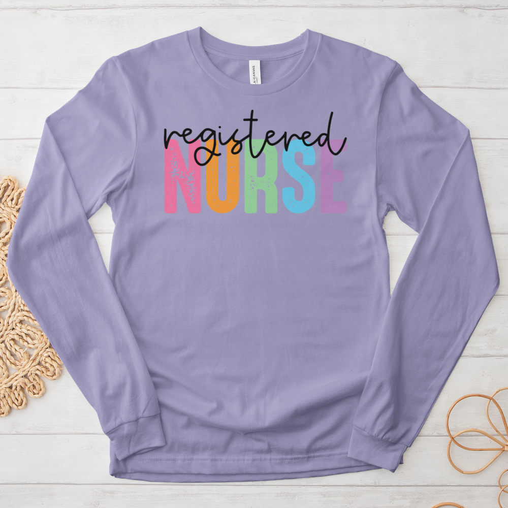 ''Registered Nurse'' Long Sleeve T-Shirt