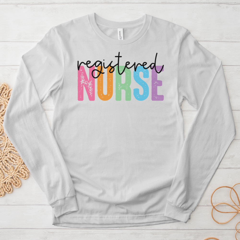 ''Registered Nurse'' Long Sleeve T-Shirt