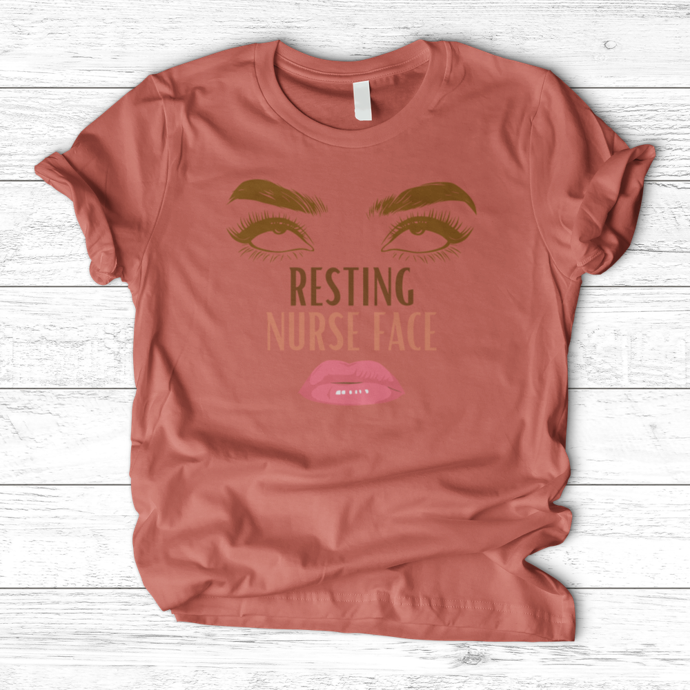 ''Resting Nurse Face'' T-Shirt